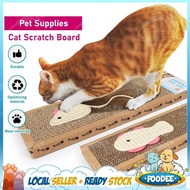 POODEE Pets Malaysia Cat Scratcher Corrugated Scratching Board Pad Kitten Claws Interactive Cat Toy 
