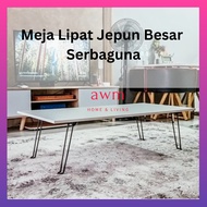 AWM Meja Jepun Murah japanese table foldable meja jepun lipat besar meja jepun makan rendah Japanese