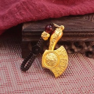 New Fortune Axe Zodiac Axe Turn Creative Keychain Lucky Pendant Handle Exquisite Gift Pendant-ee23 A