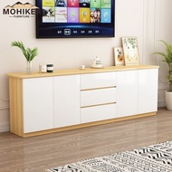 MOHIKER Tv Cabinet Living Room Solid Wood Panel with Drawers Tv Cabinet Console Small Household Large Capacity Drawer Cabinet MO320
