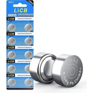 LiCB 10 Pack LR44 AG13 357 303 SR44 Battery 1.5V Button Coin Cell Batteries