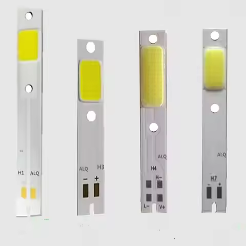 DC9-12V C6 LED CHIP CAR Near/high beam headlight H1 H3 H4 H7 COB Light source 15W 30W 100LM/W 10pcs