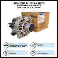 Hyundai Tucson LM Theta 2 Engine / Kia Sportage SL Theta 2 Engine Oem Valeo Alternator (37300-25201 