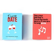 English Card Dizzy date Dizzy date Dazzling Dating Friends Party Game Card Couple Dialogue