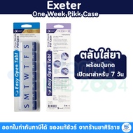 Exeter Premium Easy Open Tab one Week Pill Case