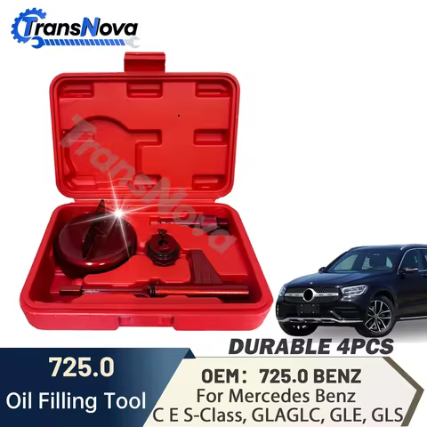 TransNova RED 725.0 Transmission Oil Filling Tool Change Draining Adapter for Mercedes Benz 9-Speed 