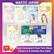 Kose Cosmeport Clear Turn Sleep 8 hours in 8 minutes face mask, Direct from Japan