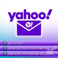 Ready Stock New Yahoo MAIL Accounts email Account High Quality Acc Hot Mail Fresh Murah akaun