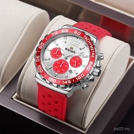 2025 Fashion Sports Sports SWISH Watch Men's Luminous Sports Watch Breathable Hole Silicone Strap Si