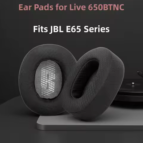 Live 650BTNC Ear Cushion Memory Foam Ear Pads Replacement Compatible with JBL E65 E65BTNC / Duet NC/