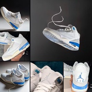 Basket Basketball Shoes AJ3 Men Women White Cement This Card Blue Midnight Blue White Cat Shoes Runn