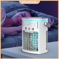 Portable Air Cooler Personal Cooling Fan 1000ML Water Tank Mini Air Cooling Fan 7 Color Night Light 