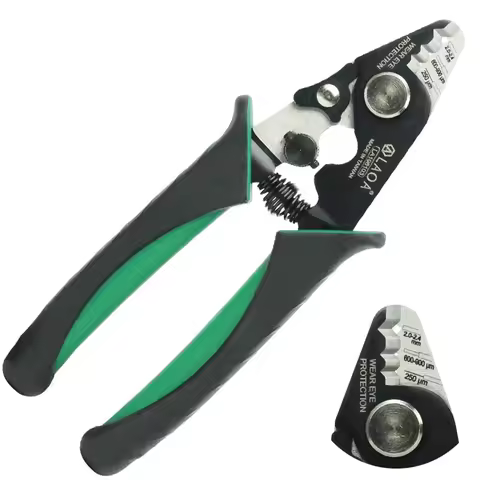 LAOA 3/5-Part Form Fiber Stripping Pliers Wire Stripper Professional S45C Alloy Steel Optical Stripp