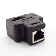Network Connector 1 To 2 Ways Network Cable Female Distributor Ethernet Splitter Extender Plug Adapt