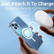 For Magsafe Magnetic Wireless Charging Case For iPhone 13 11 12 Pro MAX mini XS MAX XR X 8 7 Plus SE 2020 Magnetic Card Holder