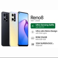 OPPO RENO 8 8/256GB GARANSI FULLSET SECOND LIKE NEW