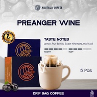 Arutala Drip/ Filter Bag Coffee: Arabica Java Preanger Wine – 5 Drip Bag