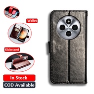 Classic Leather For Xiaomi Redmi 14C 14R A4 Poco C75 4G 2411DRN47C 09BRN2CA 24116RNC1I Wallet Vintag