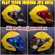 IRIDIUM FLAT GLASS VISOR JPX NOVA