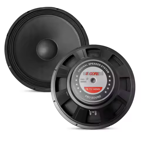 5 Core 15 Inch Subwoofer Speaker 2000W Peak 8Ohm Full Range Replacement DJ Woofer FR 15 140 MS