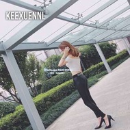 Keexuennl 閃電皮褲