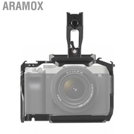 bacony-my Camera Cage with Top Handle Aluminum Alloy Video Dual Cold Shoe Mount Numerous 1/4 Inch & 