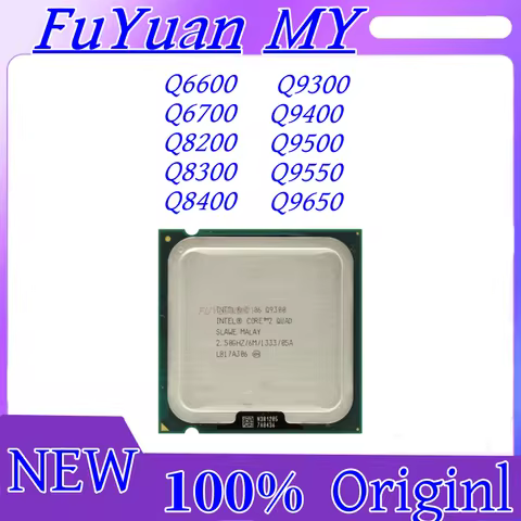 1pcs/lot new CPU Q6600 Q6700 Q8200 Q8300 Q8400 Q9300 Q9400 Q9500 Q9550 Q965 ORIGINALProcessor SLAWQ 