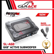 SHUTTLE LAB Active Subwoofer 6x9inch Underseat Subwoofer 6x9 Subwoofer Car Woofer Built-In Amplifier