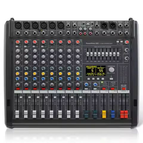 PM600-3 Amplifier Dual 99 Dsp Professional Digital Audio Mixer for Audio Power Karaoke Mixing Amplif