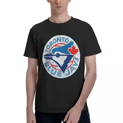 Blue Jays-City 100% Cotton Casual Breathable Confortable Vintage Funny T-Shirt For Men Clothes Men