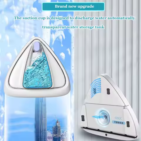 Water Filling Magnetic Window Cleaner Window Cleaner Double Sides for 3-35 mm Windows Professional (