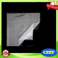 Plastik Lapis Bungkus Tapau Take Away Plastic Sheet / Single Side Plastic 10X10 12X12 14X14 16X16 18