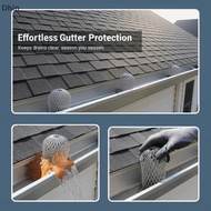 [Dhin] Gutter Drainage Filter Leaf Bloing Guard Reusable Roof Eaves  Strainer for Residential Roof G