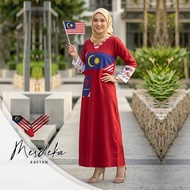 **New Arrival ** Merdeka Kaftan Febric Comocrepe  By Rubab Fashion