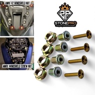 (1 SET) STONEPRO VISOR SCREW SKRU WINDSHIELD IMPROVE VERSION ANTI BREAK NMAX XMAX R25 ADV150 ADV160