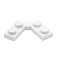 COOLPON|This Is LEGO Parts White Hinge Plate 1x4 2429c01 2429 2430 6102776