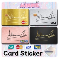 [ Millionaire Club Card ] Touch n Go Card Sticker TNG Card/BANK CARD/Watsons Card/ACCESS/MASTER/VISA