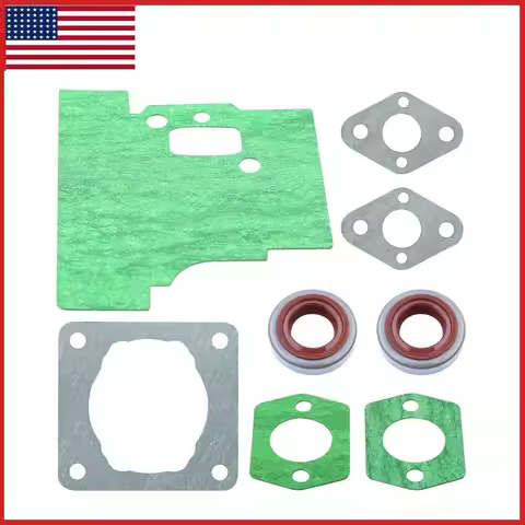Cylinder Base Muffler Gaskets Oil Seal Set Fit Stihl BG85 FS55 FS85 FS80 FC85 FS46 FS45 Trimmer Brus