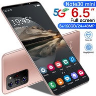 Oqqo 5G Cell phone sale original Note30mini Special price Android Smartphone Mobile phones on sale 6.5 inch Full screen 8GB+256GB 4800mAh Fast charging Google Wifi cheap phones Dual sim card Wifi Google Online x60 pro