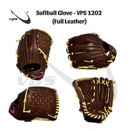 Softball Glove VPS Softball Glove VPS 1202 Full Leather COFFEE 12 inches 12.25 inches