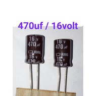 Elko 470uf / 16volt. Capasitor