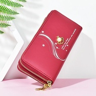 Beg Duit Perempuan Double Zip Women Purse/ Premium Women Wallet / Purse Perempuan / Long Wallet / La