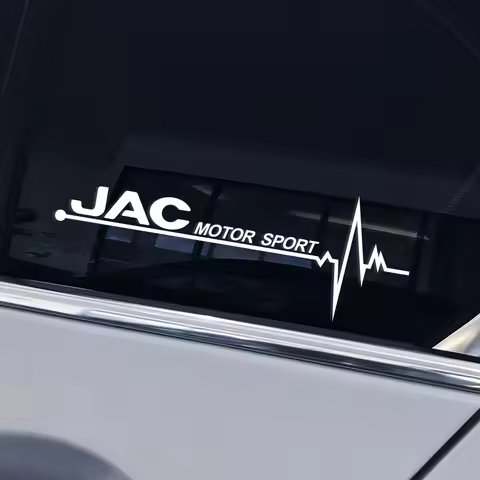 2PCS Car Side Window Stickers For JAC Refine J3 J2 S5 A5 J5 J6 J4 Vapour S2 T8 Auto Tuning Accessori