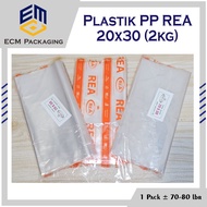 PP REA PLASTIC 20X30 2KG | THIN CLEAR PLASTIC 20 X 30 (2 KG) Plastic Bag Plastic Packaging