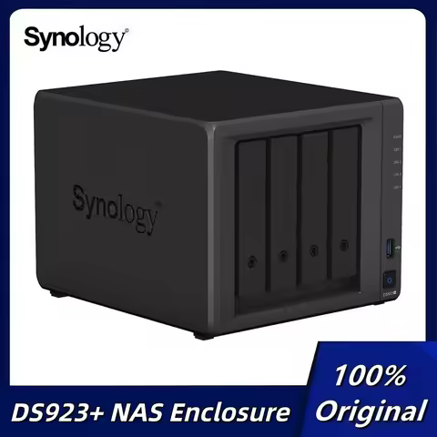 Synology DS923+(8GB Synology Ram) 4-Bay Diskstation NAS Enclosure Network Cloud Storage Server （Disk