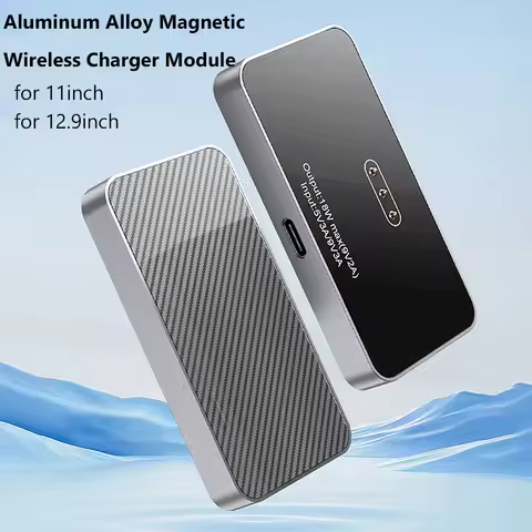 18W Fast Charging Smart Connector Charger Aluminum Alloy Magnetic Wireless Charger Module With Prote