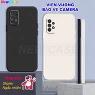 Samsung A32 4G / A32 5G / A52 / A72 TPU Case With Square Bezel Protects The camera, Free sticker