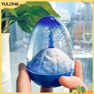 YU Eggshell Volcanic Eruption, Floating Sand Volcanic Eruption Ornament, Acrylic Crystal Liquid Time