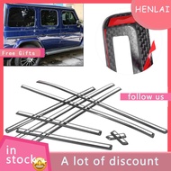 Henlai ACOGEDO 10pcs Real Carbon Fiber Side Door Body Trim Strips Compatible with GClass W463 – Glos