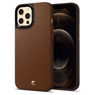 Ốp Spigen Cyrill iPhone 12 Pro Max Sub Brand Leather Brick Saddle Brown
